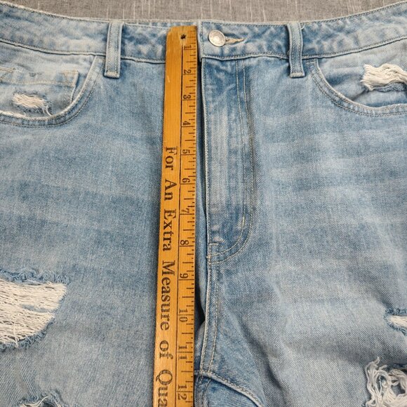 Flying Monkey Jeans Womens Size 30 Blue Best Part Super High Rise Rigid Straight - Picture 6 of 12